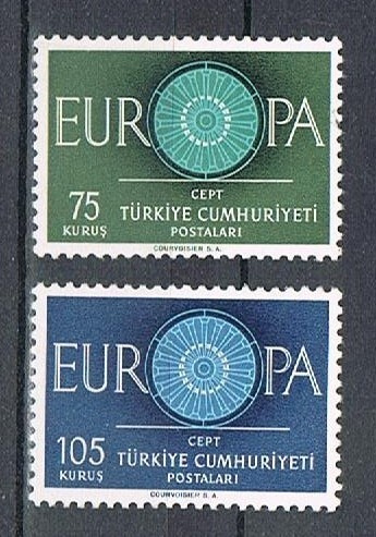 Turkki 1960 - Europa CEPT ++