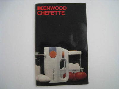 Kenwood Chefette käyttöohje reseptikirja