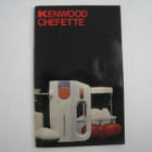 Kenwood Chefette käyttöohje reseptikirja - pikkukuva 1