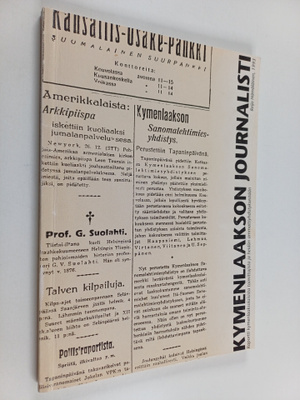 Reijo Hämäläinen : Kymenlaakson journalisti : raportti ky...