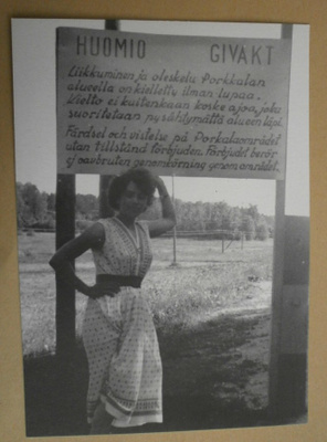 Kirkkonummi,Luoma, leidi Porkkalan rajalla (UP 1991), ei p.