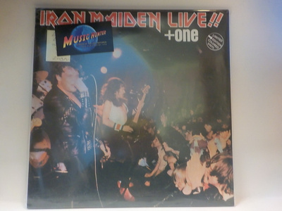 IRON MAIDEN - LIVE!! + ONE UUSI LP