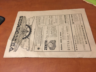 VETURIMIES LEHTI 9/1940