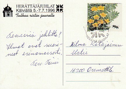 ERIKOISLEIMA , Herättäjäjuhlat, Kälviä 7.7.1996