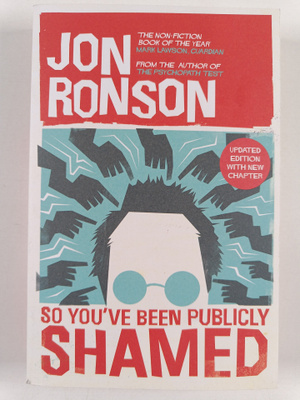Jon Ronson : So you've been publicly shamed