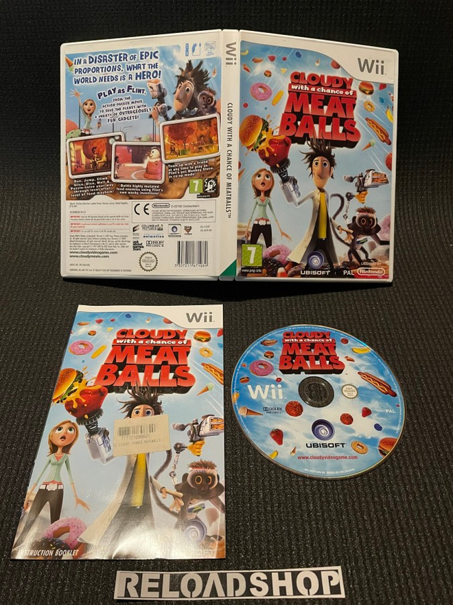 Cloudy With A Chance Of Meatballs Wii - CiB