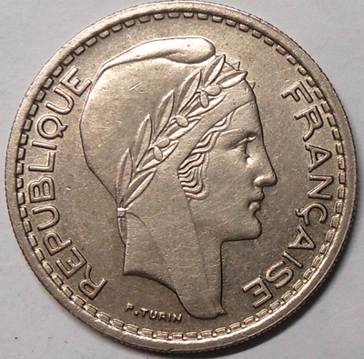 France. 10 francs 1948.