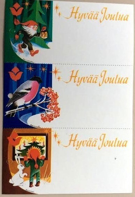 Joulu pakettikortti