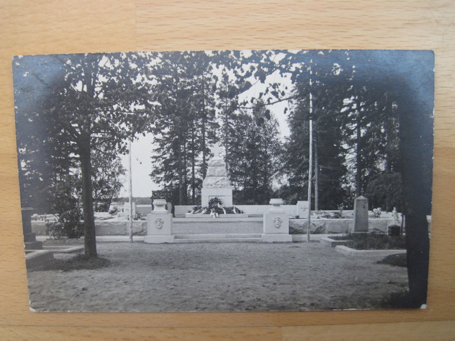 VANHA Postikortti Sankarihauta Vaasa 1920-luku