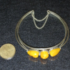 Vintage Honey egg Amber meripihka rannekoru - pikkukuva 4
