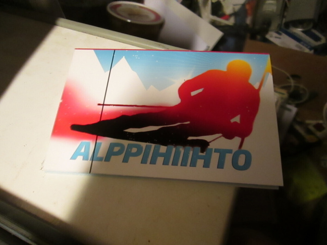 Alppihiihto, kullattu keräilyharkko