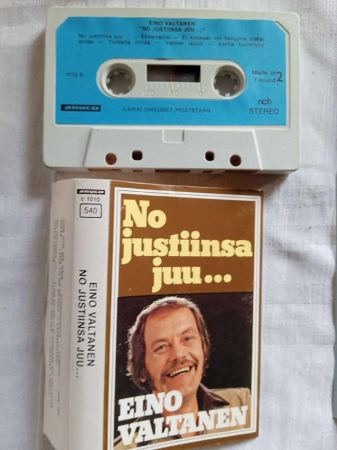 C- KASETTI: EINO VALTANEN : NO JUSTIINSA JUU