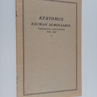Kertomus Rauman seminaarin toiminnasta lukuvuonna 1926-1927 - pikkukuva 1