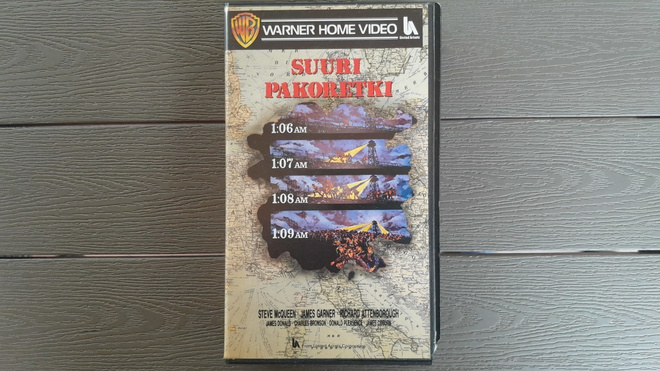 VHS: Suuri Pakoretki (Steve McQueen, Charles Bronson 1963)