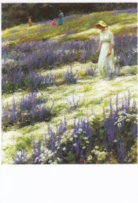 Charles Curran: Naiset kukkaniityllä