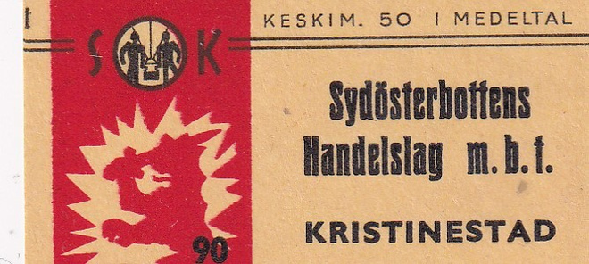 Kristinestad, Sydösterbottens Handelslag  m.b.t. SOK 90 4/14