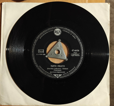 Elvis Presley - Tutti Frutti / Blue Suede Shoes single