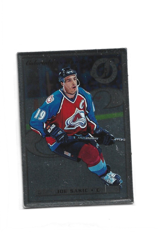 JOE SAKIC - 1996-97 LEAF PREFERED STEEL- # 11 of SIXTY-THREE