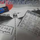 MR.MOJO - NIGHTBUS FIN - 92 LP M-/EX+ - pikkukuva 1