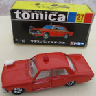 Toyota Crown 4 door Sedan Fire Chief MS50 1968 Tomica 1:65 - pikkukuva 1