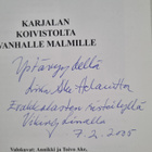 Liisa Ake-Helariutta : Karjalan Koivistolta vanhalle Malm... - pikkukuva 3