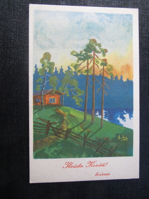 Hauskaa kesää ! Eero Lehikoinen-45 . Postikortti