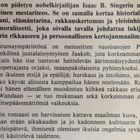 ISAAC BASHEVIS SINGER: ORJA (KOVAKANTINEN) - pikkukuva 2
