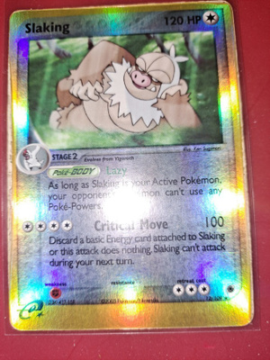 Slaking #12 Reverse Holo - EX Ruby & Sapphire Rare card
