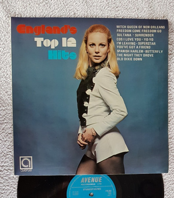 Alan Caddy Orchestra & Singers – England's Top 12 Hits LP