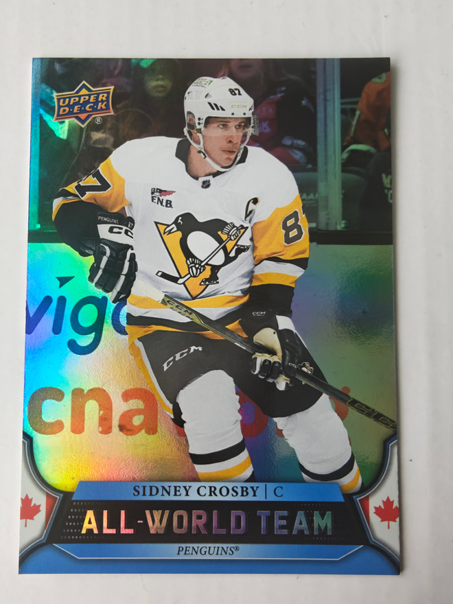 Sidney Crosby 2025-26 UD Extended All World Team