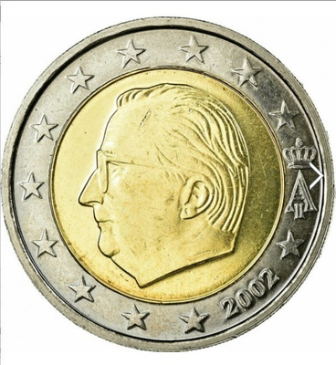 ** BELGIA 2€ 2005 pillerissä **