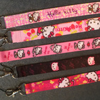 Hello Kitty avainkaulanauha 5 (tummanpunainen, mansikoita) - pikkukuva 1