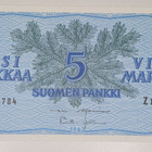 5 Markkaa 1963 Litt. B Z1214784 - pikkukuva 1