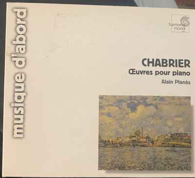 Chabrier: Œuvres pour piano cd 1993/2002