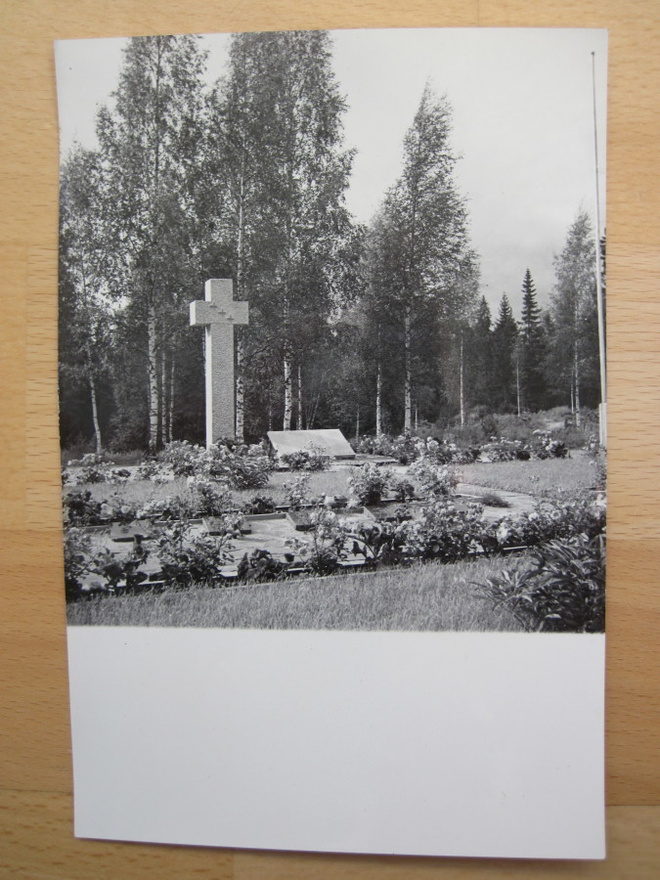 VANHA Valokuva Jämsänkoski Sankarihaudat 1940-l