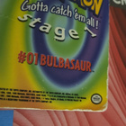 Kiiltävä Bulbasaur Stage 1 E1 of 12 Black Topps card - pikkukuva 2