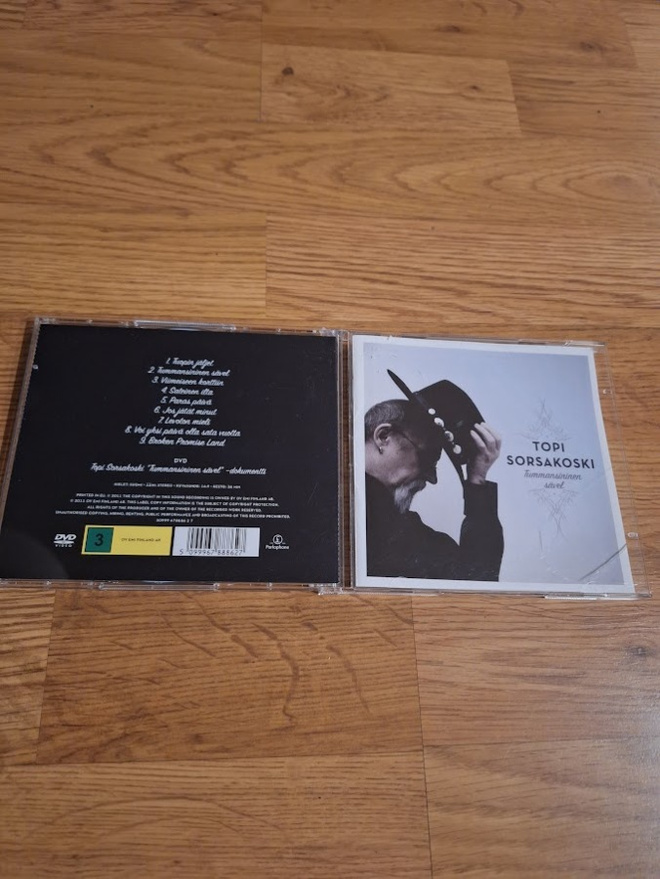 Topi Sorsakoski-Tummansininen Sävel CD & DVD
