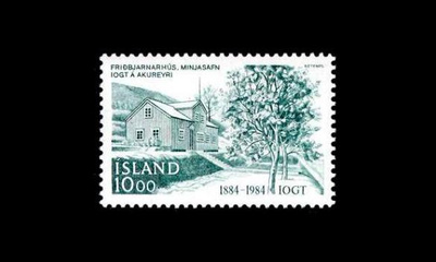 Islanti 618 ** Godtemplarorden 100 v (1984)