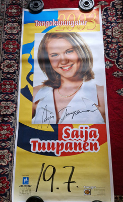 Saija Tuupainen Keikkajuliste 8 .50×112cm