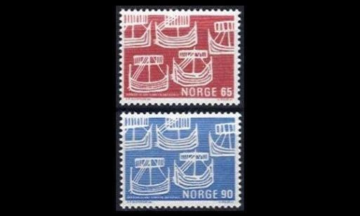 Norja 579-80 ** Pohjola II postiyhteistyö (1969)