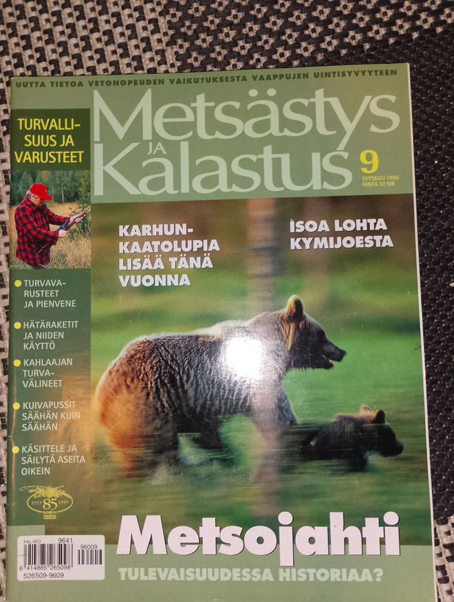 Metsästys ja kalastus 9/1996