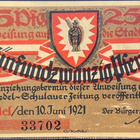 25 pfg die Stadt Wedel 10.Juni 1921 - pikkukuva 1