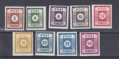 Saksa sov.zone 1945 Itä-Saksi Mi 42-g-50g