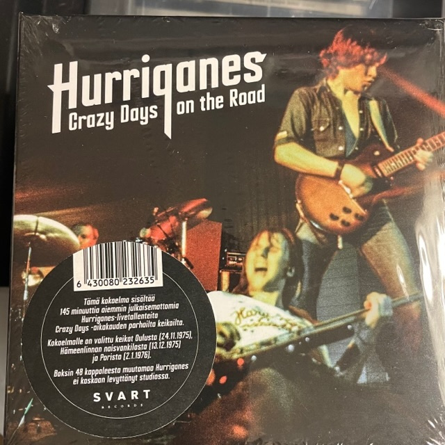 HURRIGANES - Crazy Days on the Road 2-cd Box Set (muoveissa)