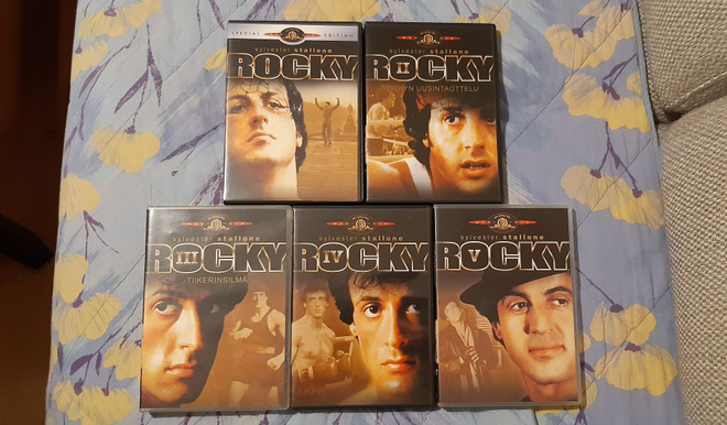 ROCKY 1-5 dvd 1976-1990