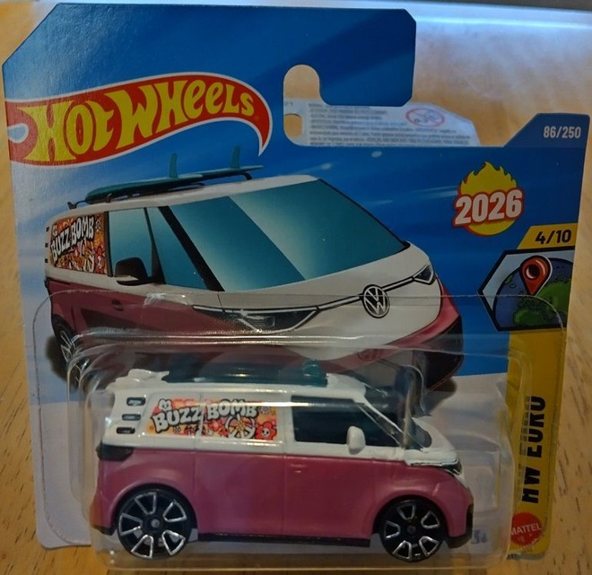 Volkswagen ID Buzz Bomb Van 4 door 2026 Hot Wheels 1:64