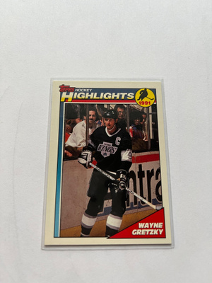 1991-92 Topps High Ligts Wayne Gretzky #201