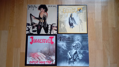 4 x Heavy metal LP