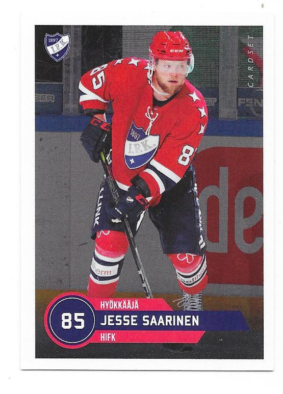 2021-22 CardSet #12 Jesse Saarinen  HIFK