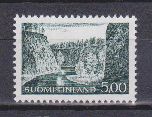 M63 Ristikallio 5,00 mk. postituore ** merkki.